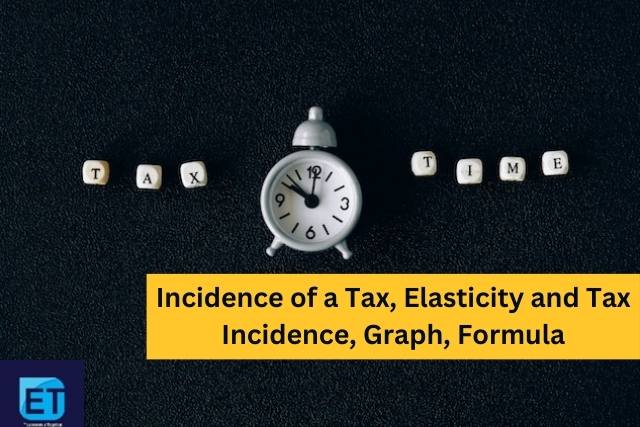 Incidence of a Tax, Elasticity and Tax Incidence, Graph, Formula